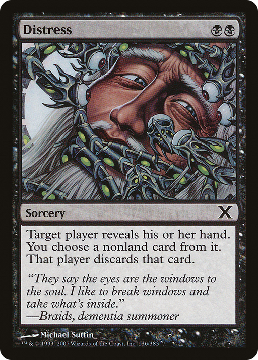 Distress (10E-136) [Tenth Edition] MTG Single Wizards of the Coast