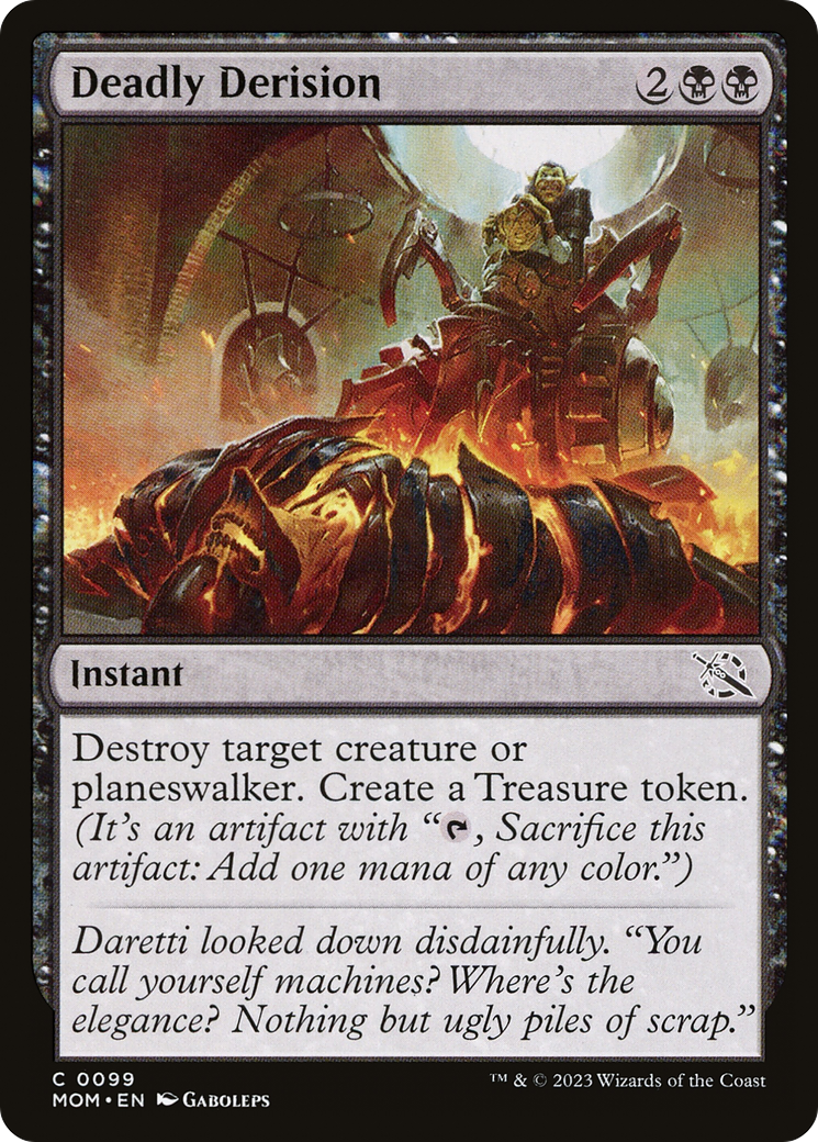 Deadly Derision (MOM-099) [March of the Machine] MTG Single Wizards of the Coast