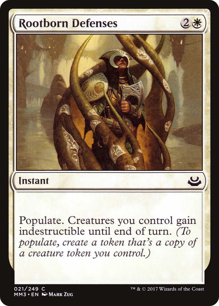 Rootborn Defenses (MM3-021) [Modern Masters 2017] MTG Single Modern Masters 2017