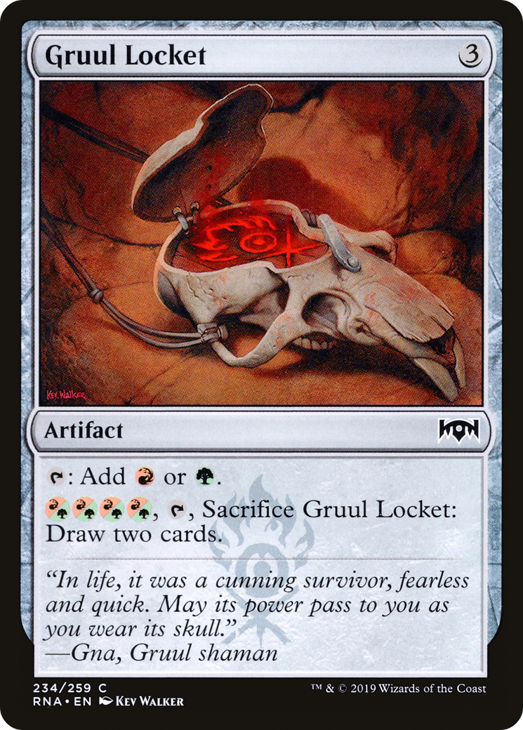 Gruul Locket (RNA-234) [Ravnica Allegiance] MTG Single Wizards of the Coast