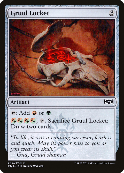 Gruul Locket (RNA-234) [Ravnica Allegiance] Foil MTG Single Wizards of the Coast