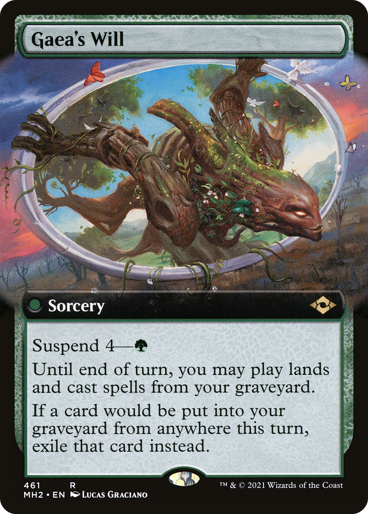 Gaea's Will (MH2-461) [Modern Horizons 2] (Extended Art) MTG Single Modern Horizons 2
