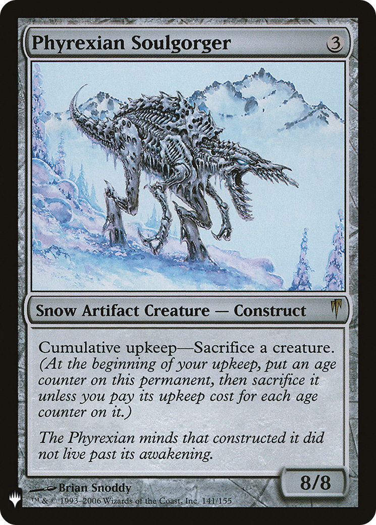 Phyrexian Soulgorger (LIST-141/155) [Mystery Booster] The List MTG Single Wizards of the Coast
