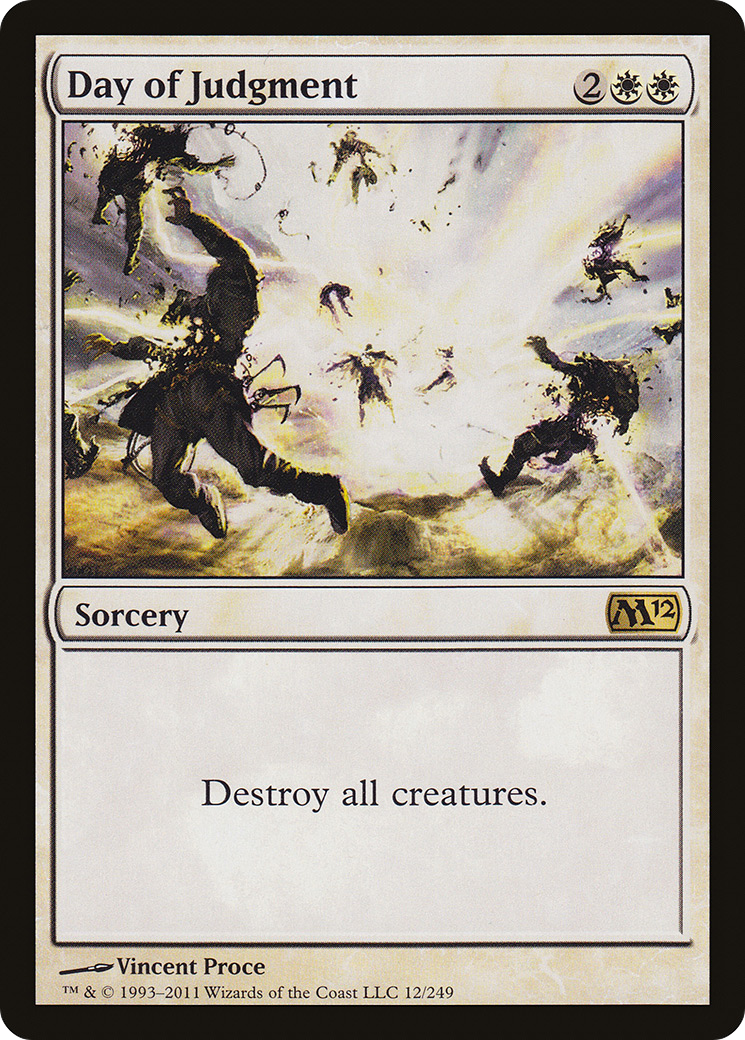 Day of Judgment (M12-012) [Magic 2012] Foil MTG Single Wizards of the Coast