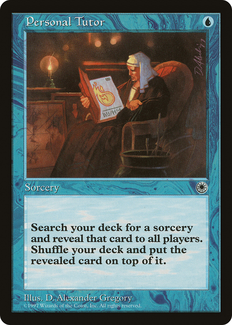 Personal Tutor (POR-064) [Misc] Portal MTG Single Wizards of the Coast