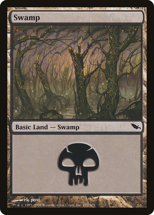 Swamp (SHM-292) [Shadowmoor] MTG Single Wizards of the Coast