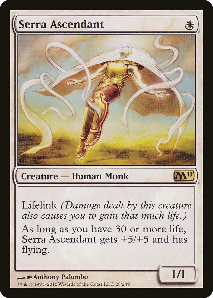Serra Ascendant [Magic 2011] MTG Single Magic: The Gathering
