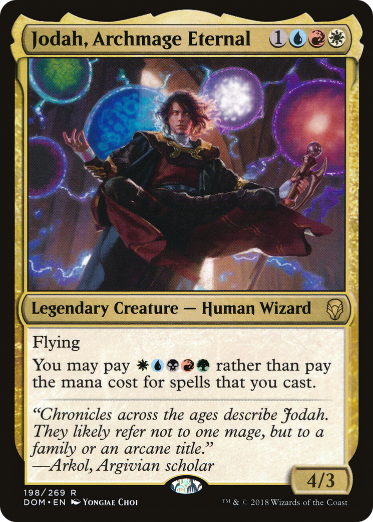 Jodah, Archmage Eternal (DOM-198) [Dominaria] Foil MTG Single Wizards of the Coast