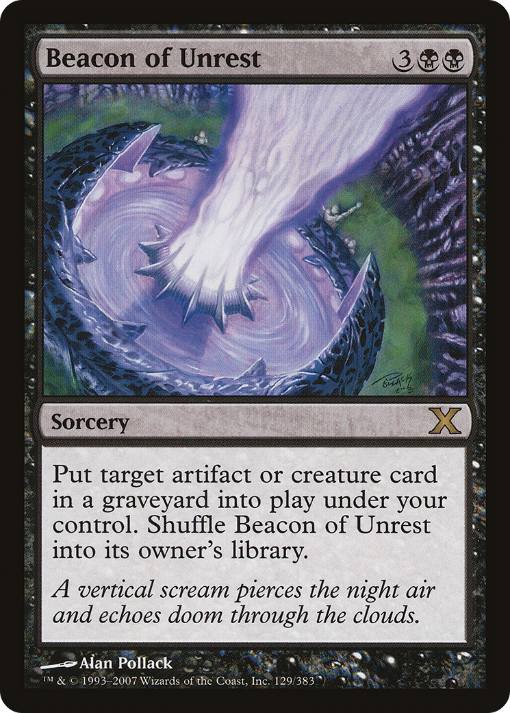 Beacon of Unrest (10E-129) [Tenth Edition] MTG Single Wizards of the Coast
