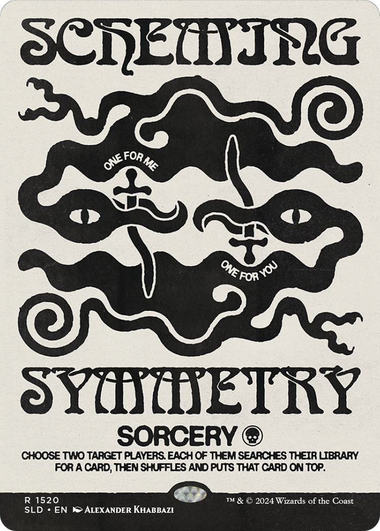 Scheming Symmetry (SLD-1520) [Secret Lair] Drop (Borderless) MTG Single Wizards of the Coast