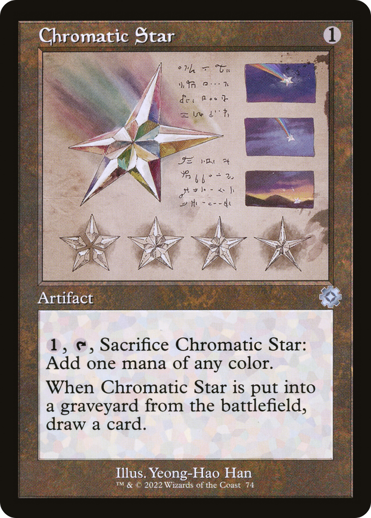 Chromatic Star (Schematic) (BRR-074) [The Brothers' War Retro Artifacts] Foil MTG Single Wizards of the Coast