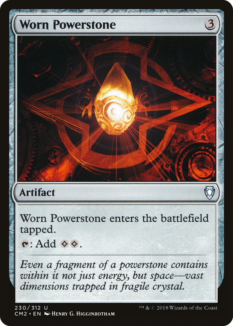 Worn Powerstone (CM2-230) [Commander Anthology Volume II] MTG Single Wizards of the Coast