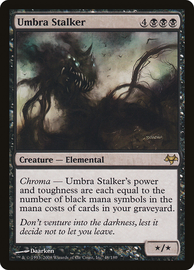 Umbra Stalker (EVE-048) [Eventide] Foil MTG Single Wizards of the Coast