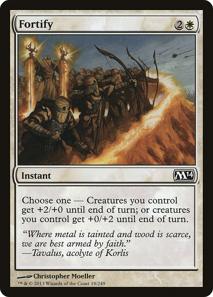 Fortify (M14-019) [Magic 2014] MTG Single Wizards of the Coast