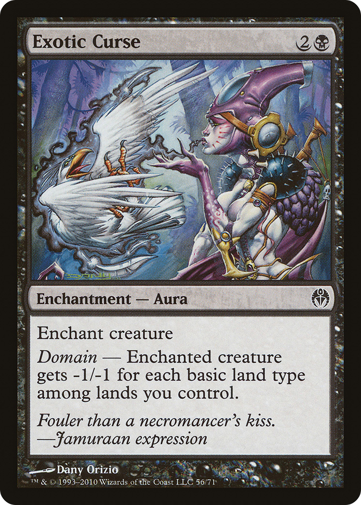 Exotic Curse [Duel Decks: Phyrexia vs. the Coalition] MTG Single Magic: The Gathering
