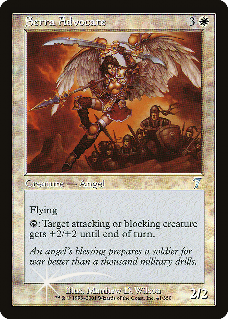 Serra Advocate (7ED-041) [7th Edition] MTG Single Wizards of the Coast