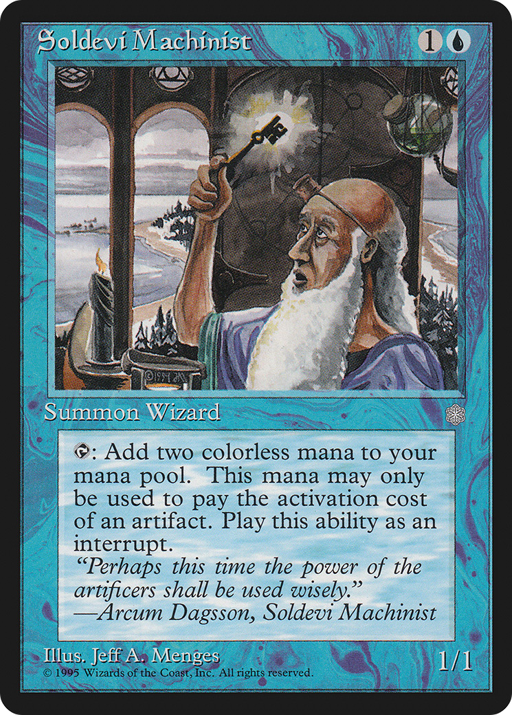 Soldevi Machinist [Ice Age] MTG Single Magic: The Gathering