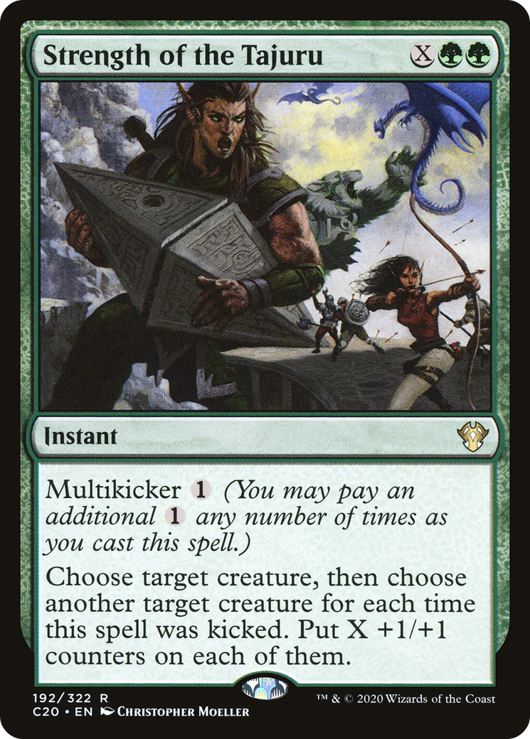 Strength of the Tajuru (C20-192) [Commander 2020] MTG Single Wizards of the Coast