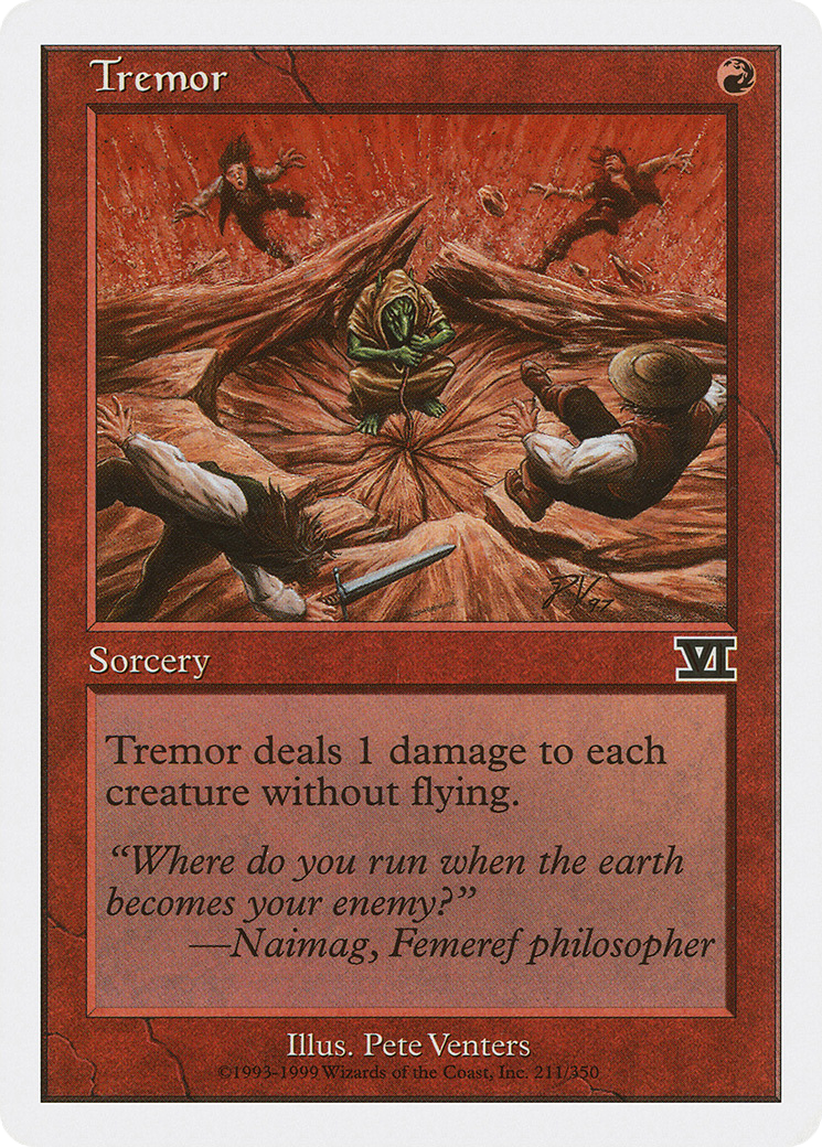 Tremor (6ED-211) [Classic Sixth Edition] MTG Single Wizards of the Coast