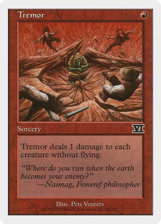 Tremor (6ED-211) [Classic Sixth Edition] MTG Single Wizards of the Coast