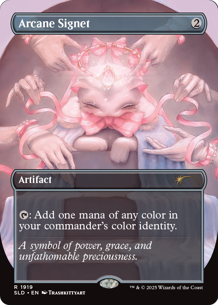 Arcane Signet (SLD-1919) [Secret Lair Drop] (Borderless) MTG Single Wizards of the Coast