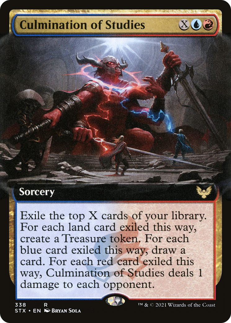 Culmination of Studies (STX-338) [Strixhaven: School of Mages] (Extended Art) MTG Single Wizards of the Coast