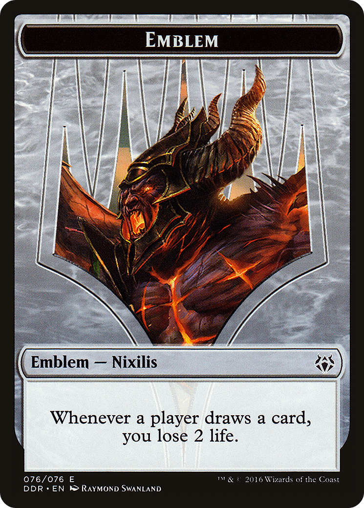 Emblem - Ob Nixilis Reignited (DDR-076) [Misc] Duel Decks: Nissa vs. Ob Nixilis MTG Single Wizards of the Coast