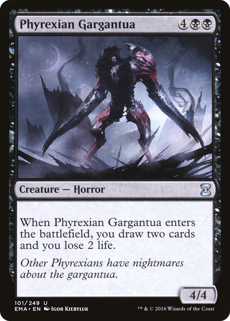 Phyrexian Gargantua (EMA-101) [Eternal Masters] Foil MTG Single Wizards of the Coast