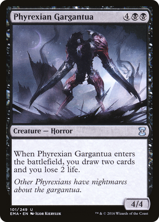 Phyrexian Gargantua (EMA-101) [Eternal Masters] MTG Single Wizards of the Coast