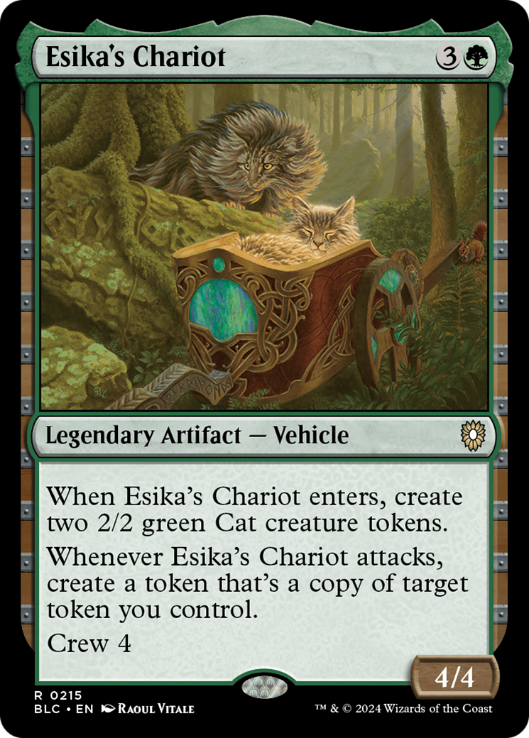 Esika's Chariot (BLC-215) [Bloomburrow Commander] MTG Single Wizards of the Coast
