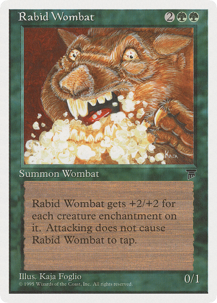 Rabid Wombat (CHR-067) [Chronicles] MTG Single Wizards of the Coast