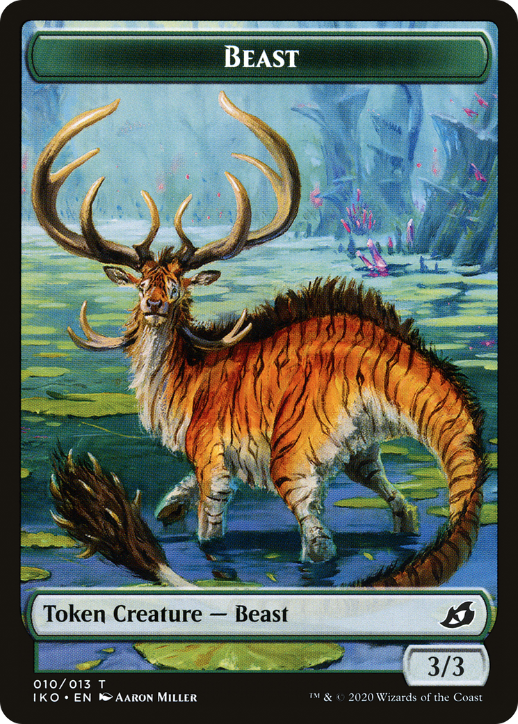 Beast (TIKO-010) [Tokens] Ikoria: Lair of Behemoths Tokens Foil MTG Single Wizards of the Coast