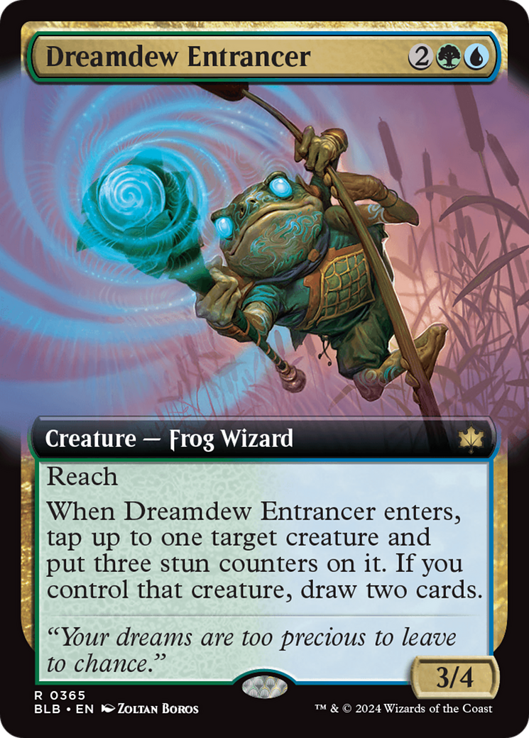Dreamdew Entrancer (BLB-365) [Bloomburrow] (Extended Art) MTG Single Wizards of the Coast