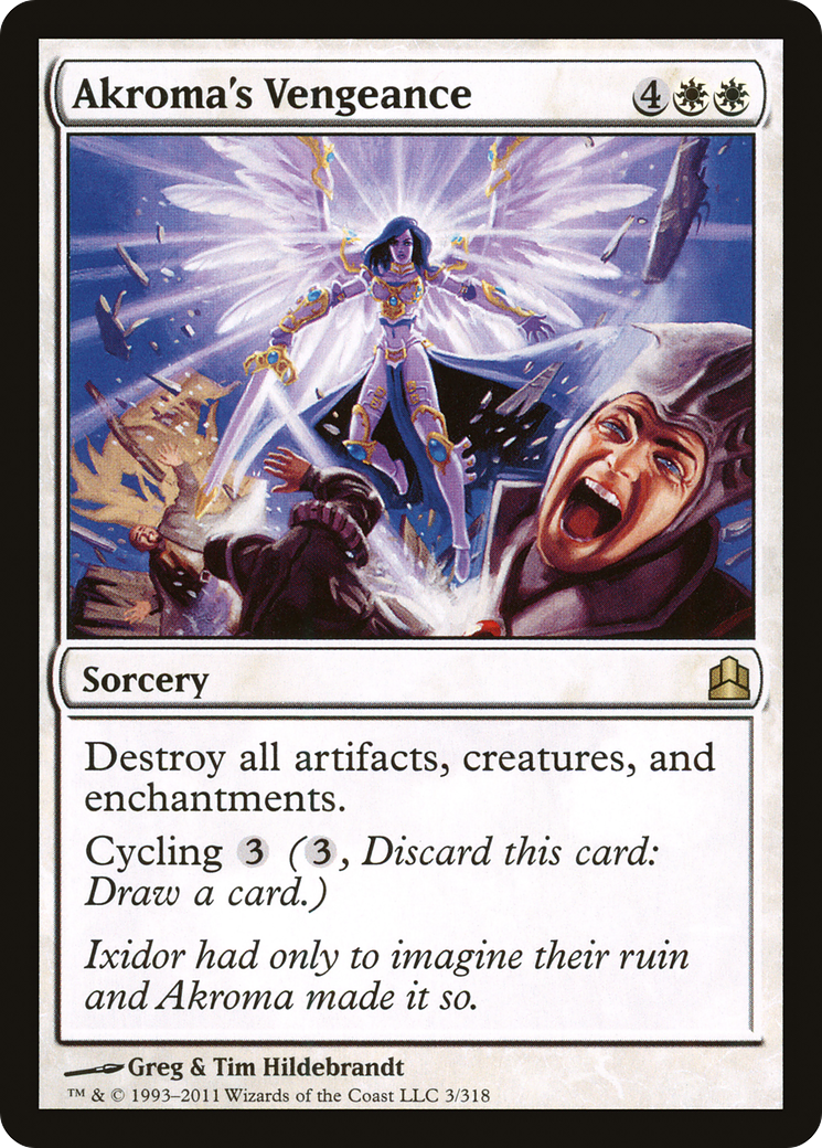 Akroma's Vengeance [Commander 2011] MTG Single Magic: The Gathering
