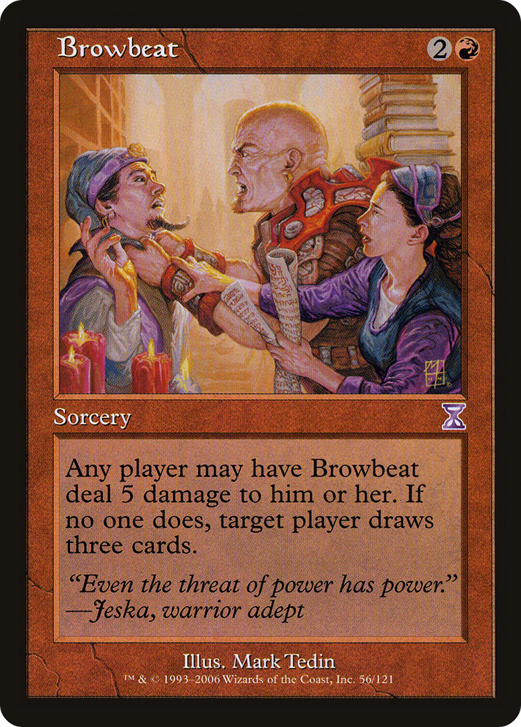 Browbeat [Time Spiral Timeshifted] MTG Single Magic: The Gathering