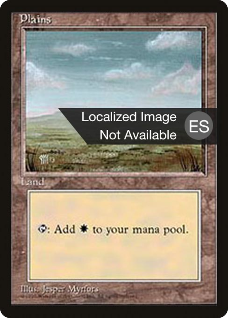 Plains (4BB-366) [Fourth Edition Foreign Black Border] MTG Single Wizards of the Coast