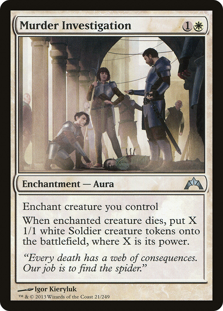 Murder Investigation (GTC-021) [Gatecrash] Foil MTG Single Wizards of the Coast