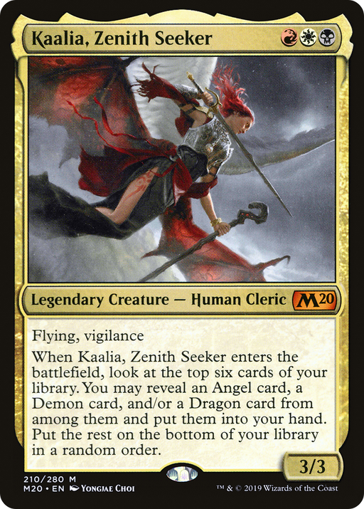 Kaalia, Zenith Seeker (M20-210) [Core Set 2020] MTG Single Wizards of the Coast