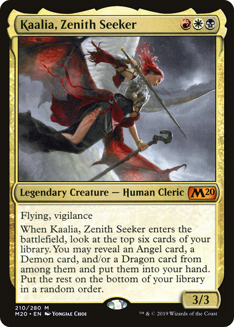 Kaalia, Zenith Seeker (M20-210) [Core Set 2020] Foil MTG Single Wizards of the Coast