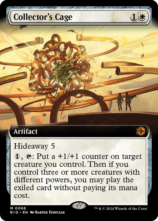 Collector's Cage (BIG-066) [The Big Score] (Extended Art) MTG Single Wizards of the Coast