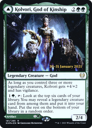 Kolvori, God of Kinship (PRE-181) [Kaldheim Promos] Foil MTG Single Wizards of the Coast
