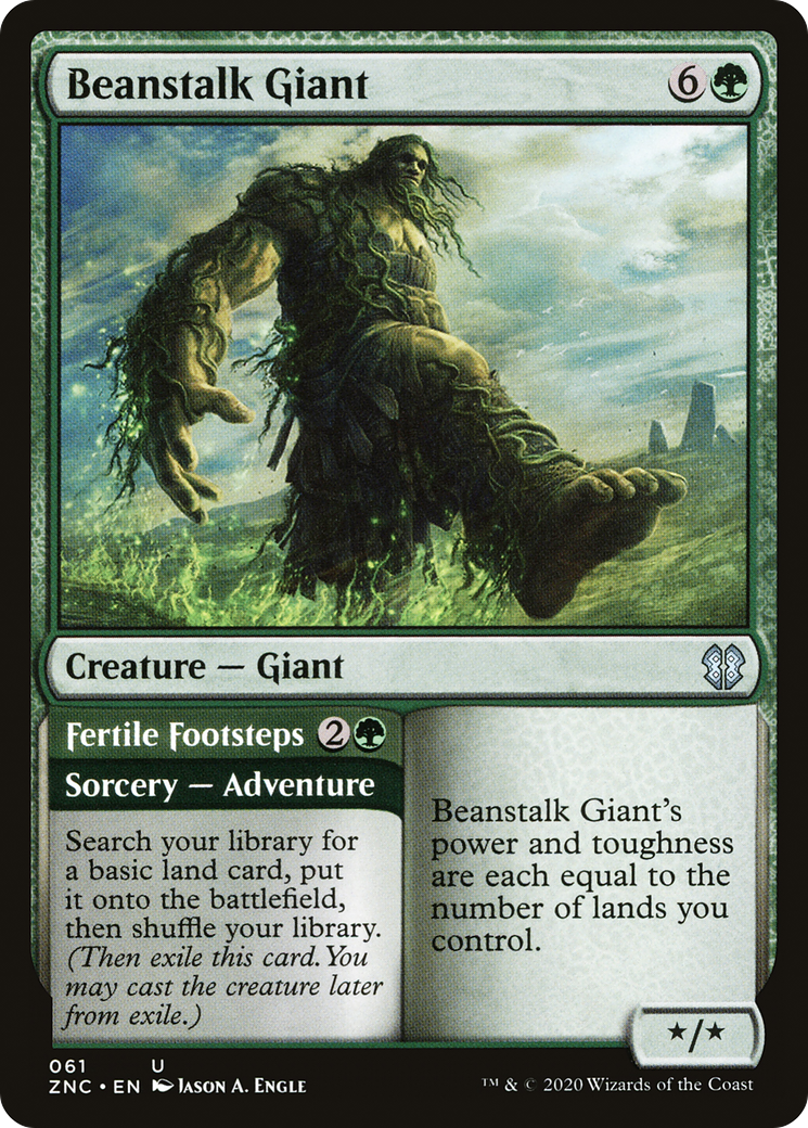 Beanstalk Giant (ZNC-061) [Zendikar Rising Commander] MTG Single Wizards of the Coast