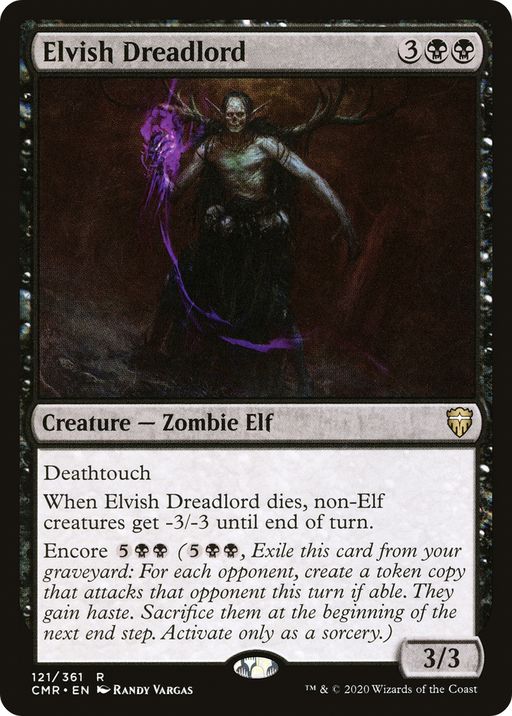 Elvish Dreadlord (CMR-121) [Commander Legends] MTG Single Wizards of the Coast