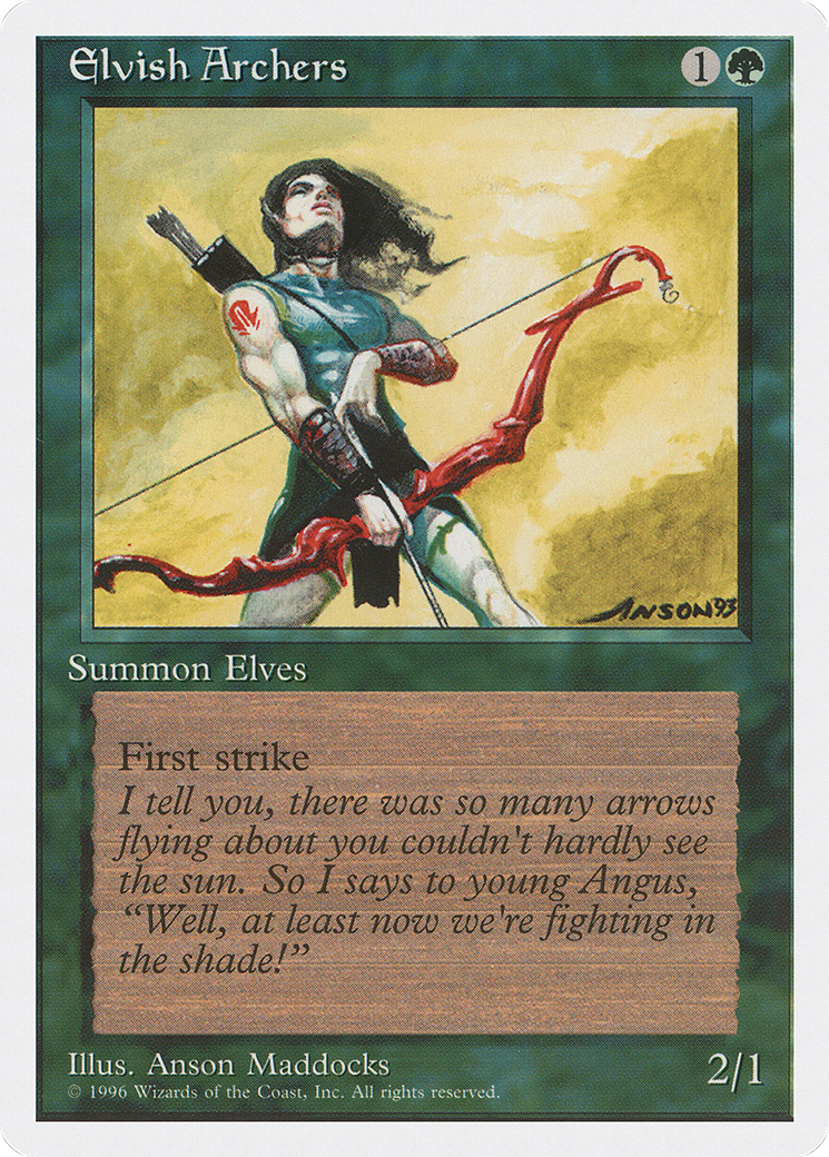 Elvish Archers (2PS-041) [Misc] Introductory Two-Player Set MTG Single Wizards of the Coast