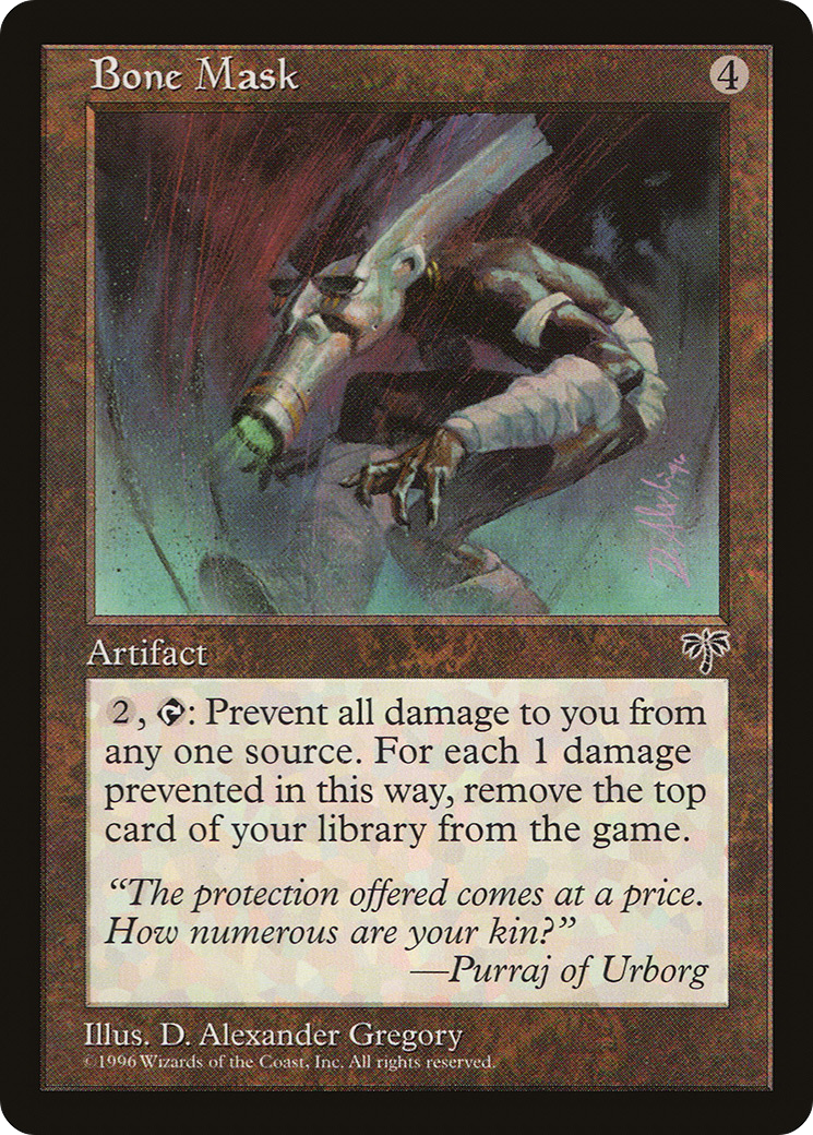 Bone Mask (MIR-295) [Mirage] MTG Single Wizards of the Coast