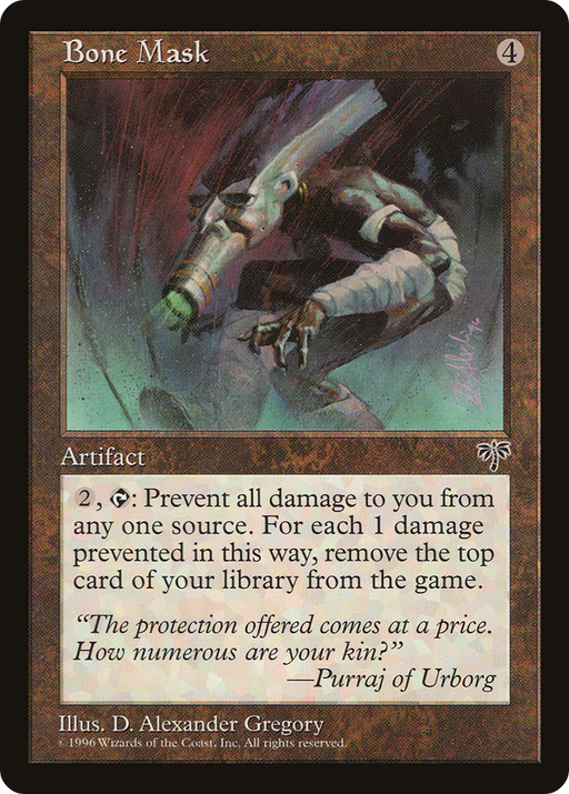 Bone Mask (MIR-295) [Mirage] MTG Single Wizards of the Coast