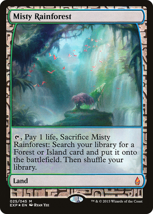 Misty Rainforest (EXP-025) [Zendikar Expeditions] Foil MTG Single Wizards of the Coast