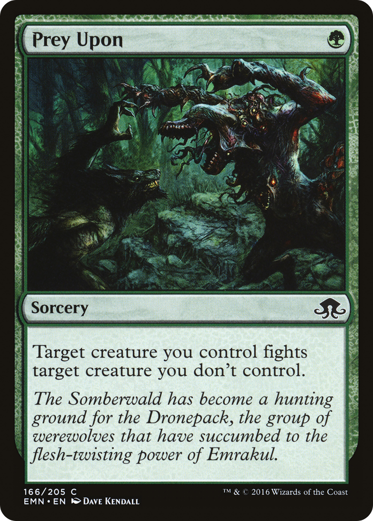 Prey Upon (EMN-166) [Eldritch Moon] MTG Single Wizards of the Coast