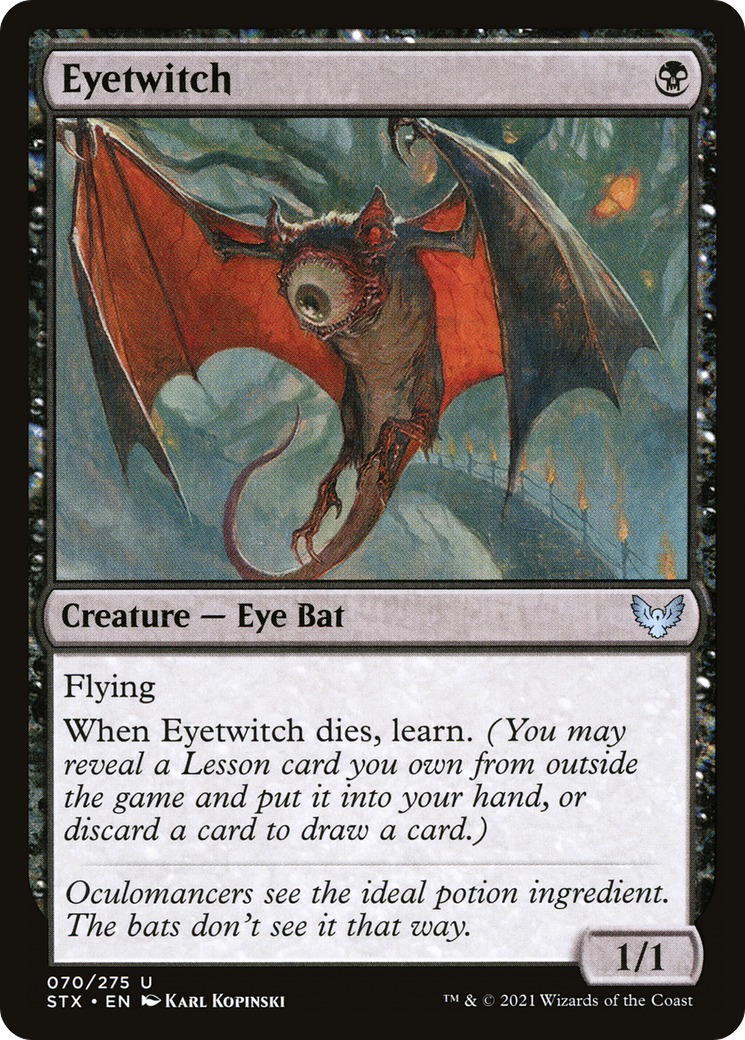 Eyetwitch (STX-070) [Strixhaven: School of Mages] MTG Single Wizards of the Coast