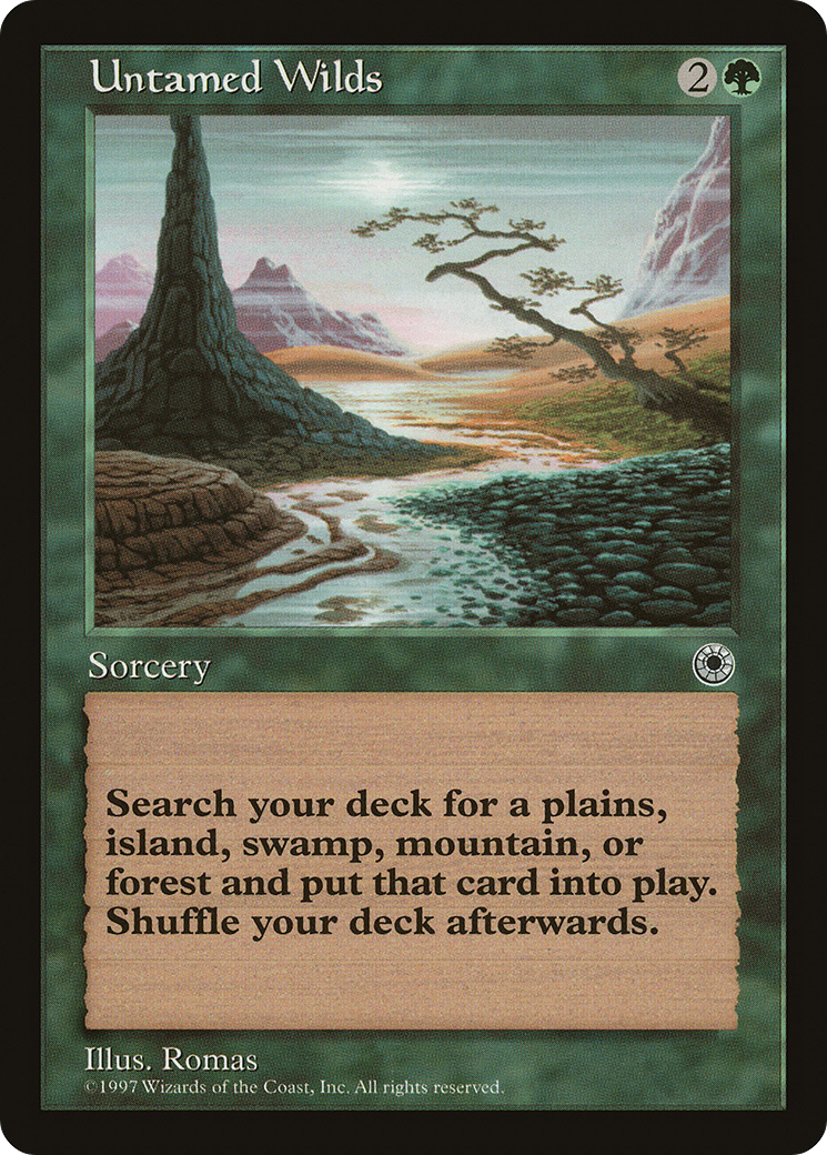 Untamed Wilds (POR-) [Misc] Portal MTG Single Wizards of the Coast